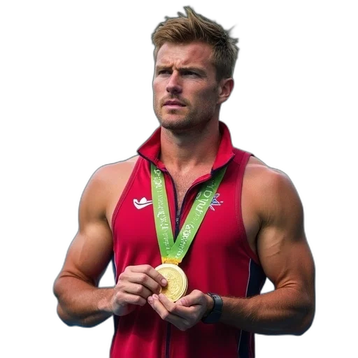 british, olympian, bob, evans transparent PNG cut-out