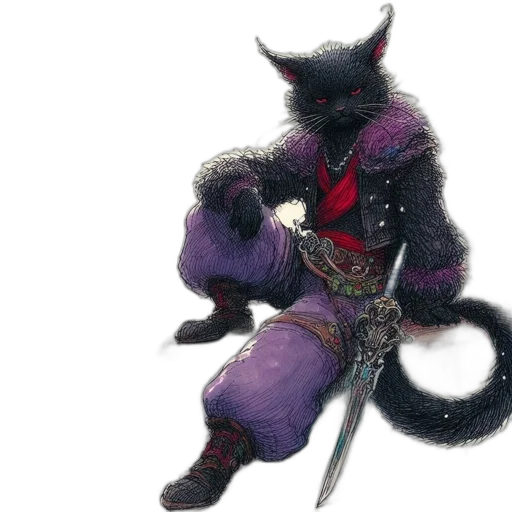 sword, staff, dragon, fantasy art transparent PNG cut-out