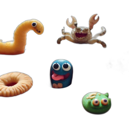 creature, jewelry, concept art, 3d render transparent PNG cut-out