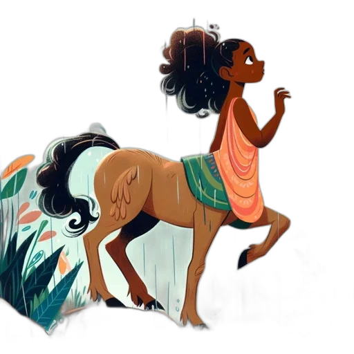 concept art, watercolor, fantasy art, earth tones transparent PNG cut-out