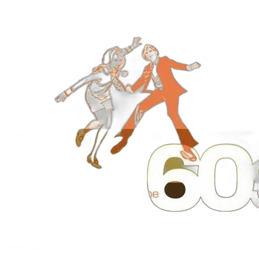 60s, lifestyle, illustration, edited transparent PNG cut-out
