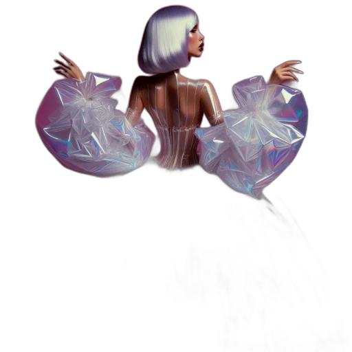 dress, robot, creature, jacket transparent PNG cut-out