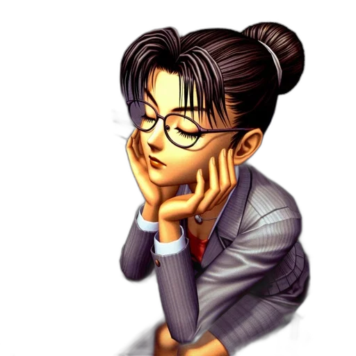 staff, face, photorealistic, pixel art transparent PNG cut-out