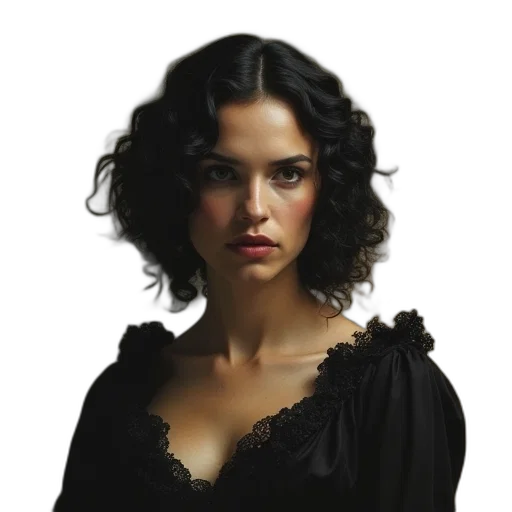 dress, crown, face, jewelry transparent PNG cut-out