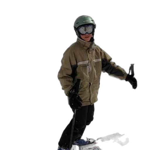 jacket, staff, robot, photorealistic transparent PNG cut-out