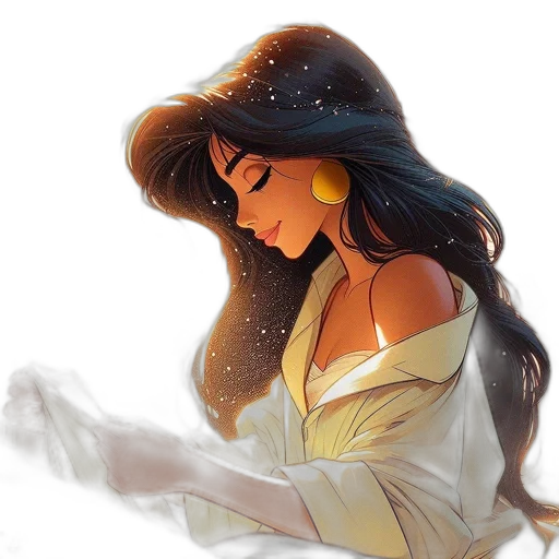 dress, fantasy art, concept art, watercolor transparent PNG cut-out