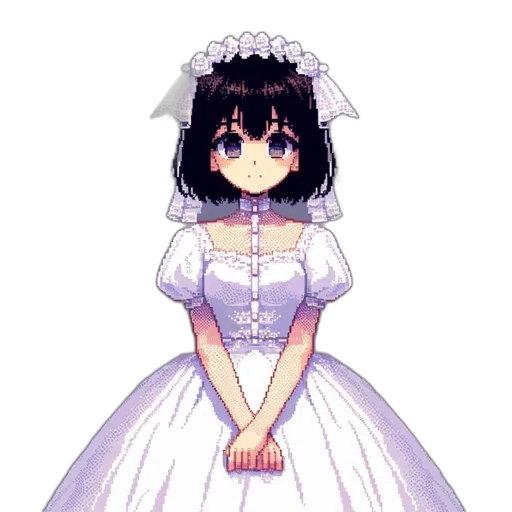 dress, flower, robot, crown transparent PNG cut-out