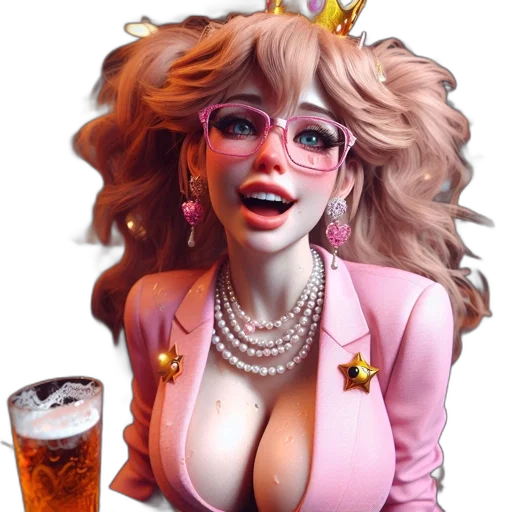 crown, jewelry, face, fantasy art transparent PNG cut-out