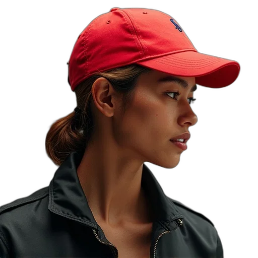 hat, jacket, face, staff transparent PNG cut-out