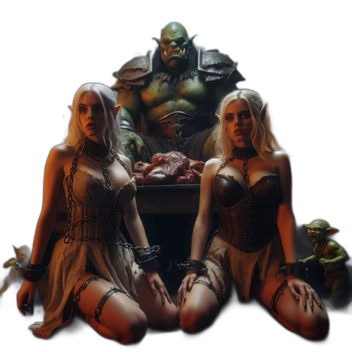 concept art, fantasy art, comic book art, pixel art transparent PNG cut-out