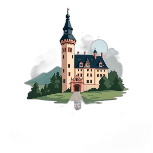 building, umbrella, hat, dress transparent PNG cut-out