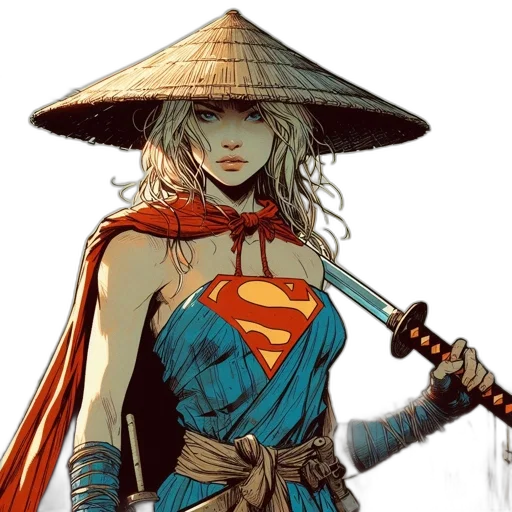 comic book art, concept art, fantasy art, photorealistic transparent PNG cut-out