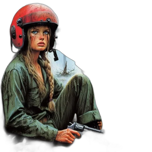 jacket, hat, concept art, photorealistic transparent PNG cut-out