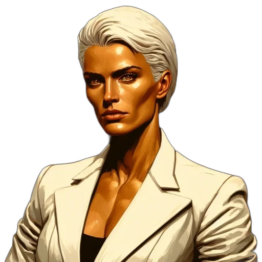 face, jacket, staff, concept art transparent PNG cut-out
