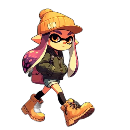 jacket, hat, weapon, concept art transparent PNG cut-out