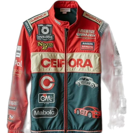 jacket, vintage, racing, shirt transparent PNG cut-out