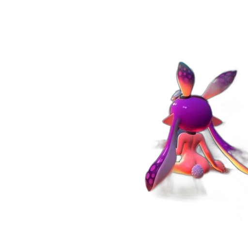 creature, dragon, animal, flower transparent PNG cut-out