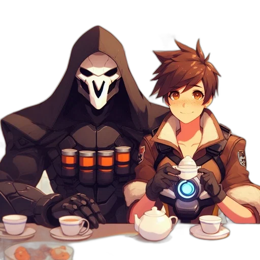 mask, weapon, robot, jacket transparent PNG cut-out