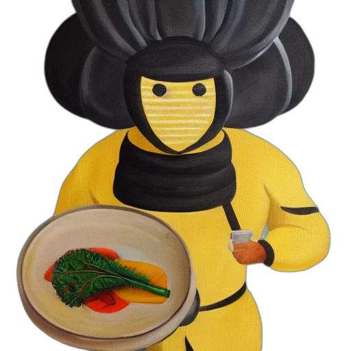 food, robot, mask, pixel art transparent PNG cut-out