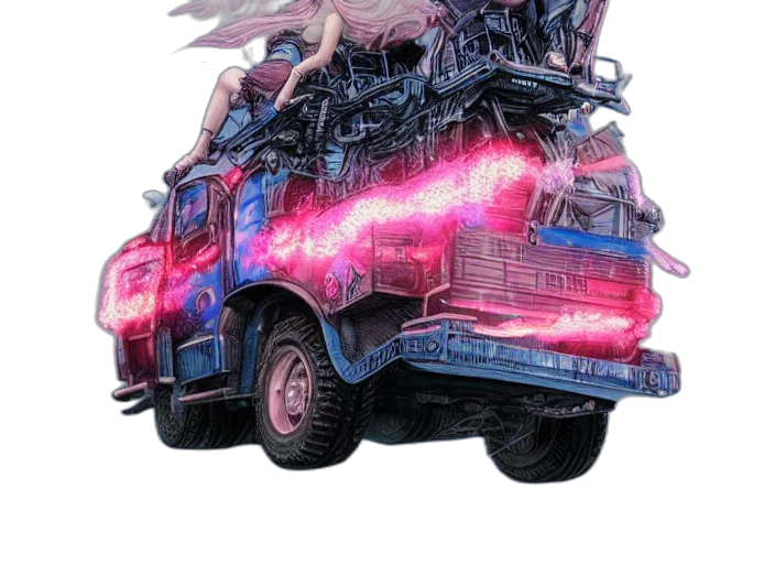car, weapon, dragon, robot transparent PNG cut-out