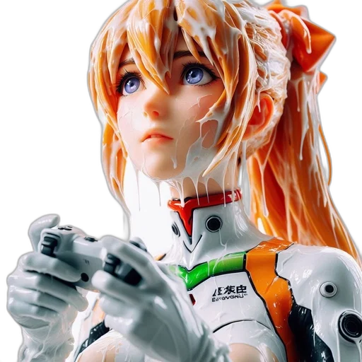 robot, face, weapon, 3d render transparent PNG cut-out