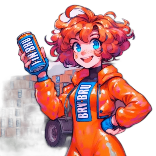 jacket, bottle, weapon, robot transparent PNG cut-out