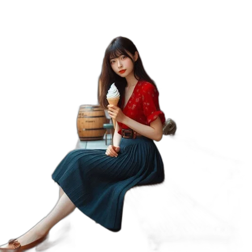 dress, furniture, photorealistic, 3d render transparent PNG cut-out