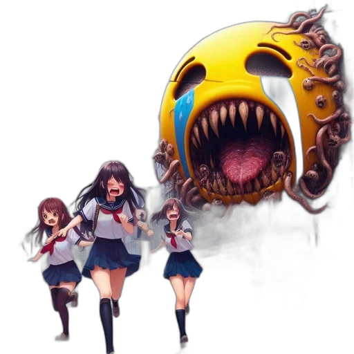 creature, mask, concept art, pixel art transparent PNG cut-out