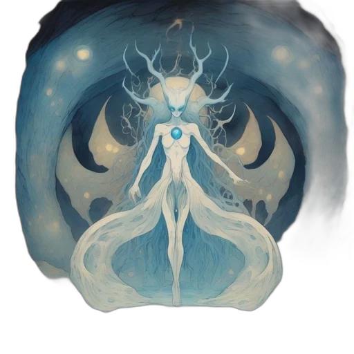 creature, mask, concept art, fantasy art transparent PNG cut-out