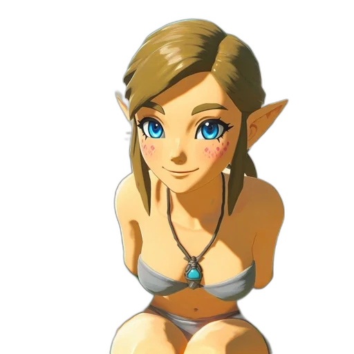 face, dress, jewelry, staff transparent PNG cut-out