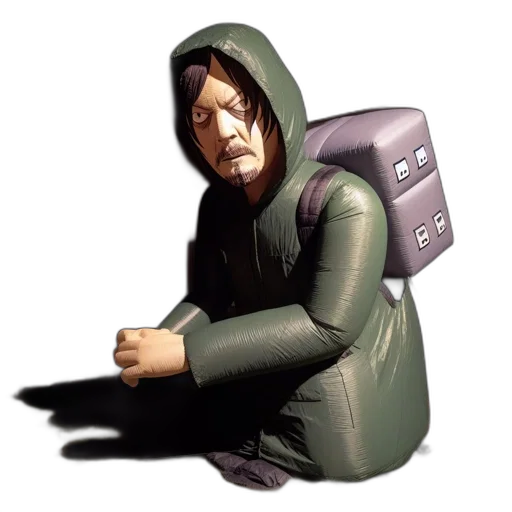 jacket, concept art, pixel art, 3d render transparent PNG cut-out