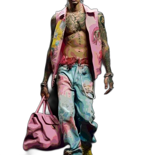 jacket, concept art, cyberpunk, photorealistic transparent PNG cut-out