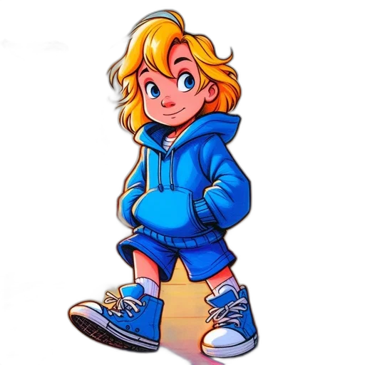 jacket, staff, cartoon, pixel art transparent PNG cut-out