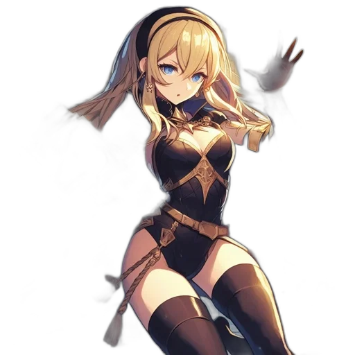 weapon, dress, staff, sword transparent PNG cut-out