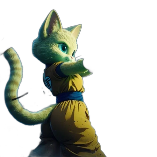 staff, animal, concept art, 3d render transparent PNG cut-out