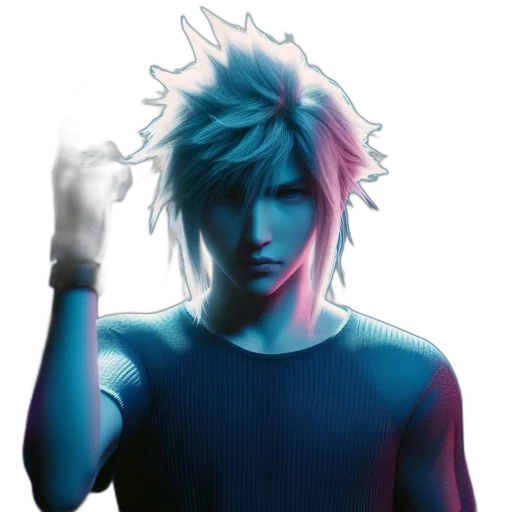 concept art, pixel art, vaporwave, photorealistic transparent PNG cut-out