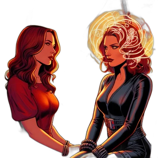 comic book art, concept art, cartoon, fire transparent PNG cut-out