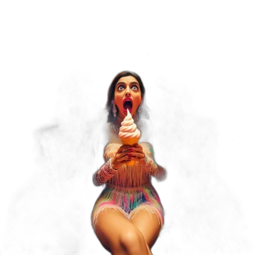 dress, food, creature, concept art transparent PNG cut-out
