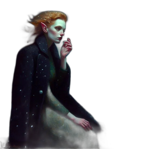 dress, jacket, concept art, fantasy art transparent PNG cut-out