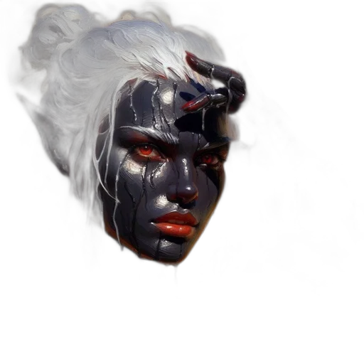 mask, face, crown, creature transparent PNG cut-out