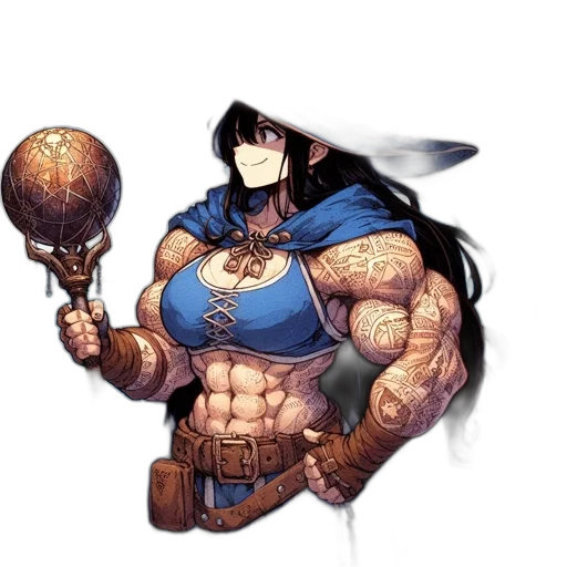 weapon, staff, sword, fantasy art transparent PNG cut-out