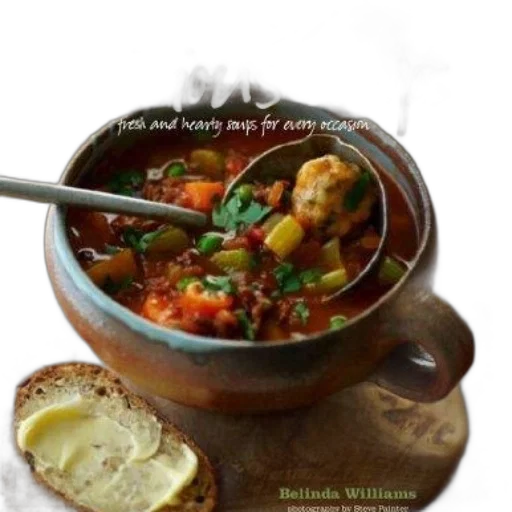food, photorealistic, delicious, soups transparent PNG cut-out