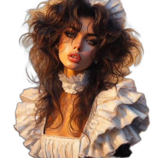 dress, face, hair, mask transparent PNG cut-out