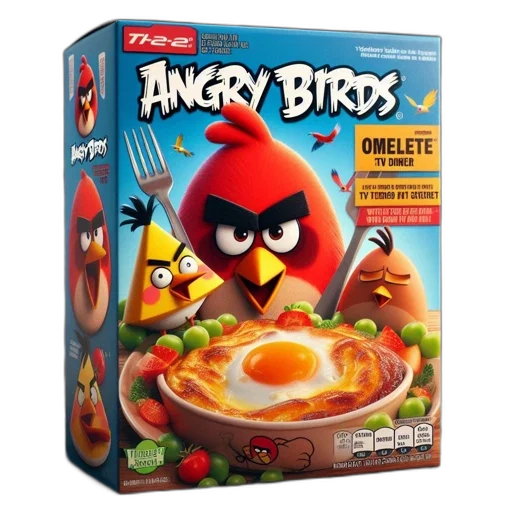 food, breakfast, package, featuring transparent PNG cut-out