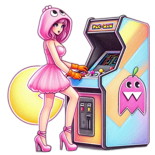 robot, weapon, dress, pixel art transparent PNG cut-out