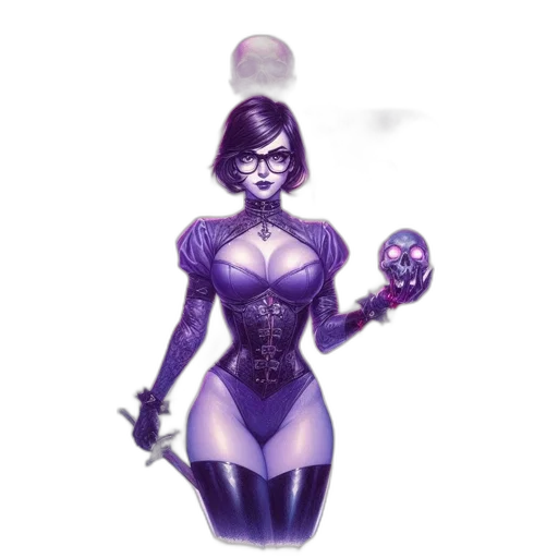 dress, staff, jewelry, concept art transparent PNG cut-out