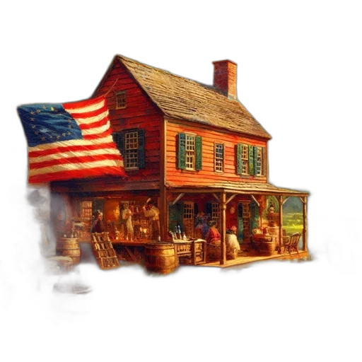 building, furniture, concept art, photorealistic transparent PNG cut-out