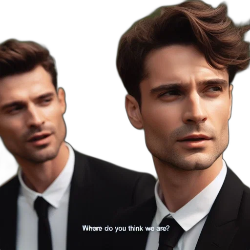 hair, face, photorealistic, concept art transparent PNG cut-out