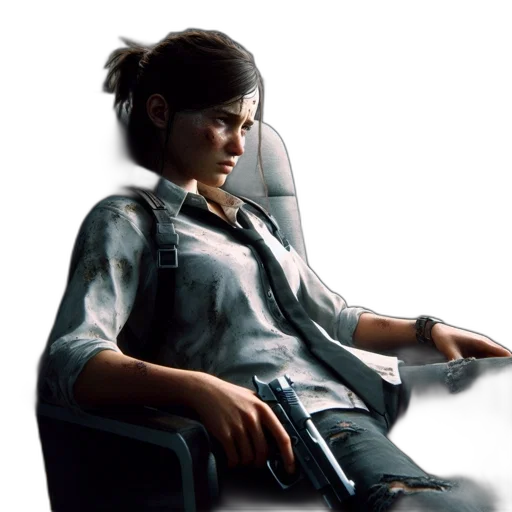 staff, jacket, face, concept art transparent PNG cut-out