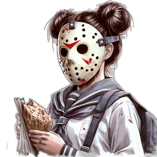 mask, face, concept art, comic book art transparent PNG cut-out